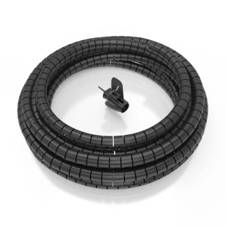 Aisens Organizador de Cable en Espiral 25mm - 10m - Color Negro