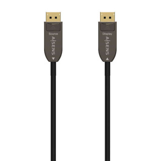 Aisens Cable DisplayPort AOC V1.4 8K@60HZ 4K@120Hz 4:4:4 32.4GBPS - DP/M-DP/M - 15M - Color Negro