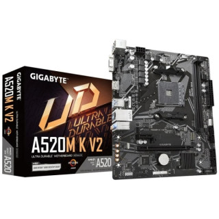 Gigabyte A520M K V2 Placa Base AMD A520 AM4 2x DDR4 - HDMI