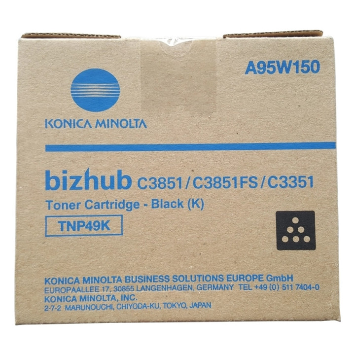 Konica Minolta TNP49 Negro Cartucho de Toner Original - TNP49K/A95W150