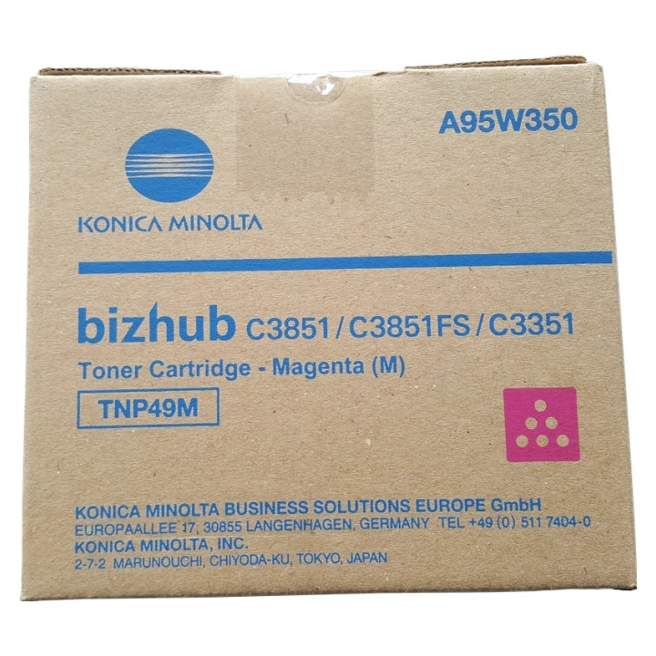 Konica Minolta TNP49 Magenta Cartucho de Toner Original - TNP49M/A95W350