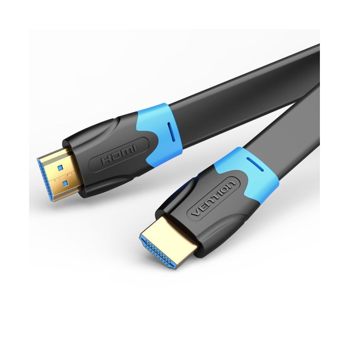 Vention Cable Plano HDMI Macho a HDMI Macho 2.0 4K - 1m - Color Negro