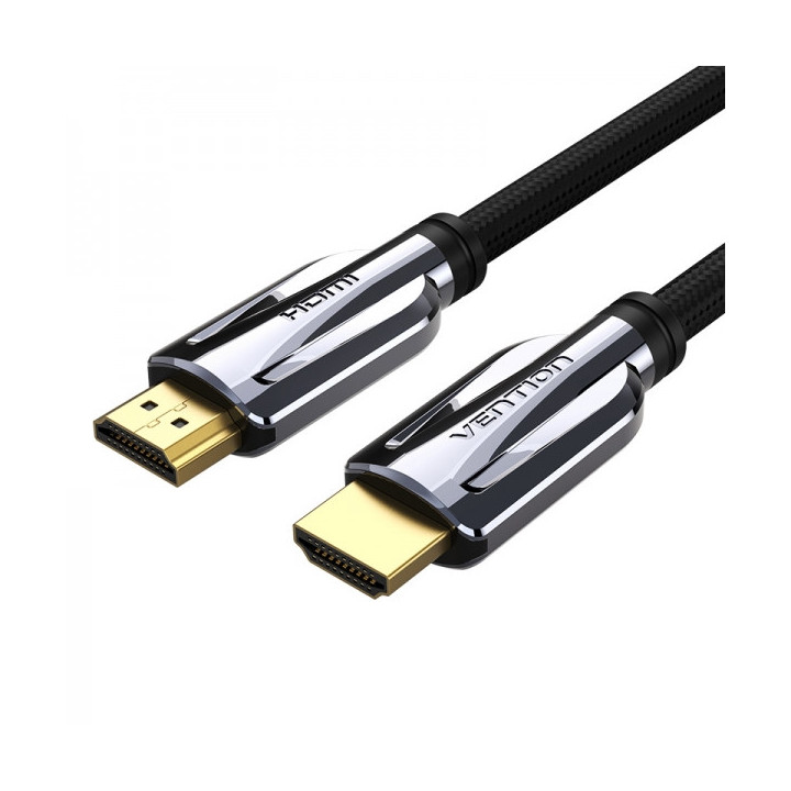 Vention Cable HDMI 2.1 Macho a Macho - 3m - Chapado en Oro - Color Negro