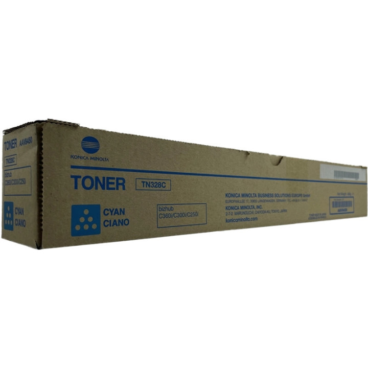Konica Minolta TN328 Cyan Cartucho de Toner Original - AAV8450/TN328C