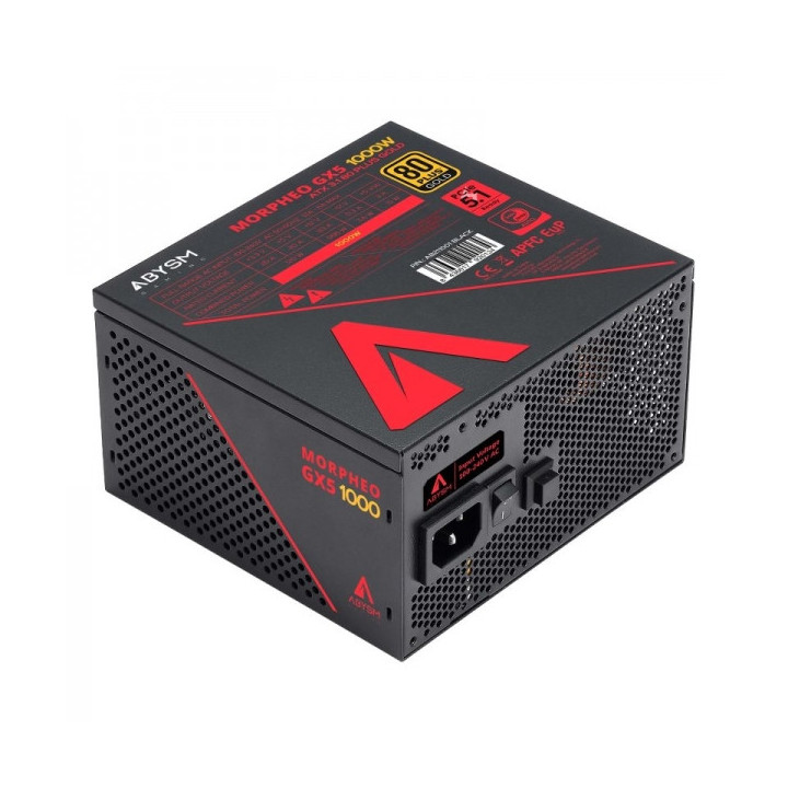 Abysm Gaming Morpheo GX5 1000W Fuente de Alimentacion 80 Plus Gold Full Modular 1000W ATX - Ventilador 120mm