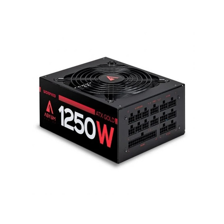 Abysm Gaming Morpheo Fuente de Alimentacion 80 Plus Gold Modular 1250W ATX - PFC Activo - Ventilador 140mm