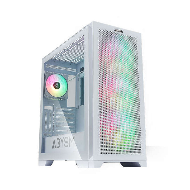 Abysm Gaming Danube Mura White BX300 ARGB Caja Torre ATX