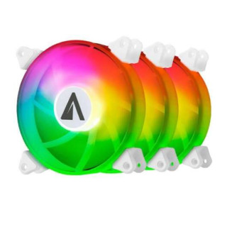 Abysm Gaming Arclight Pack de 3 Ventiladores 120mm con Iluminacion ARGB - Velocidad Max. 1500rpm - Incluye Controlador y Mando