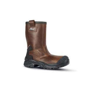Upower Alaska UK S Calzado de Seguridad Botines - Talla 38 - Empeine Piel Pull-Up Hidrofugo
