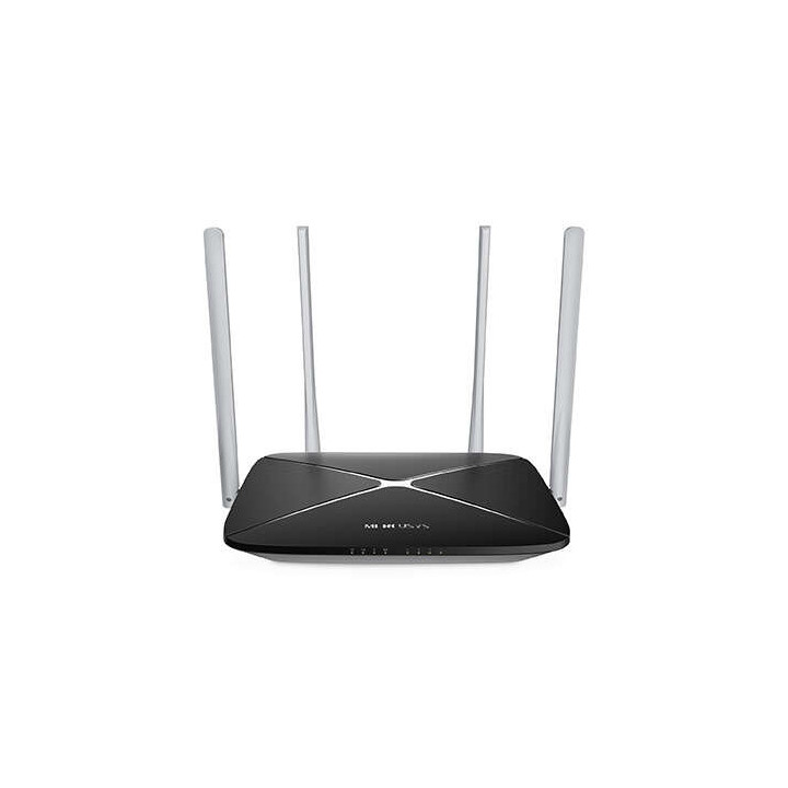 Mercusys Router Inalambrico AC1200 Dual Band - 5 Puertos - 10/100Mbps - 4 Antenas 5dBi