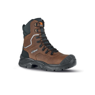 Upower Calgary UK S Calzado de Seguridad Botines - Talla 38 - Empeine Piel Pull-Up Hidrofugo