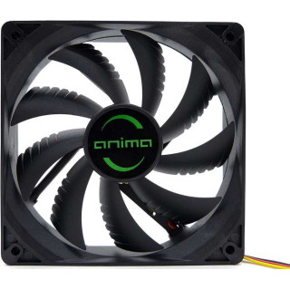 Tacens Anima AF8 Ventilador 80mm - Carcasa y Aspas Negras - Velocidad Max. 1800rpm
