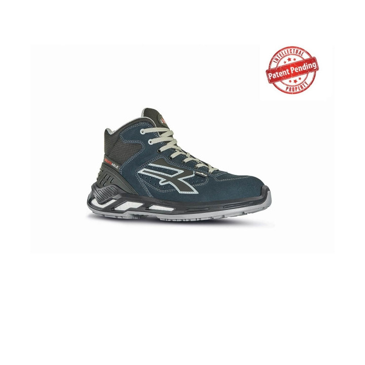 Upower Blaster S ESD Calzado de Seguridad Altos - Talla 35 - Piel Afelpada Perforada