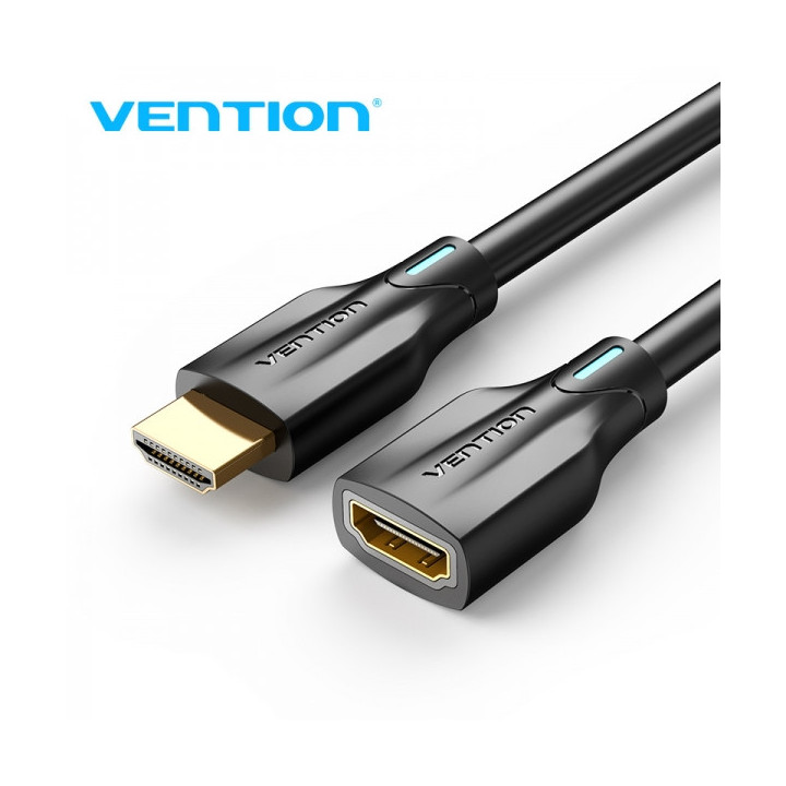 Vention Cable Alargador HDMI 2.1 8K HDMI Macho a HDMI Hembra - 1m - Color Negro
