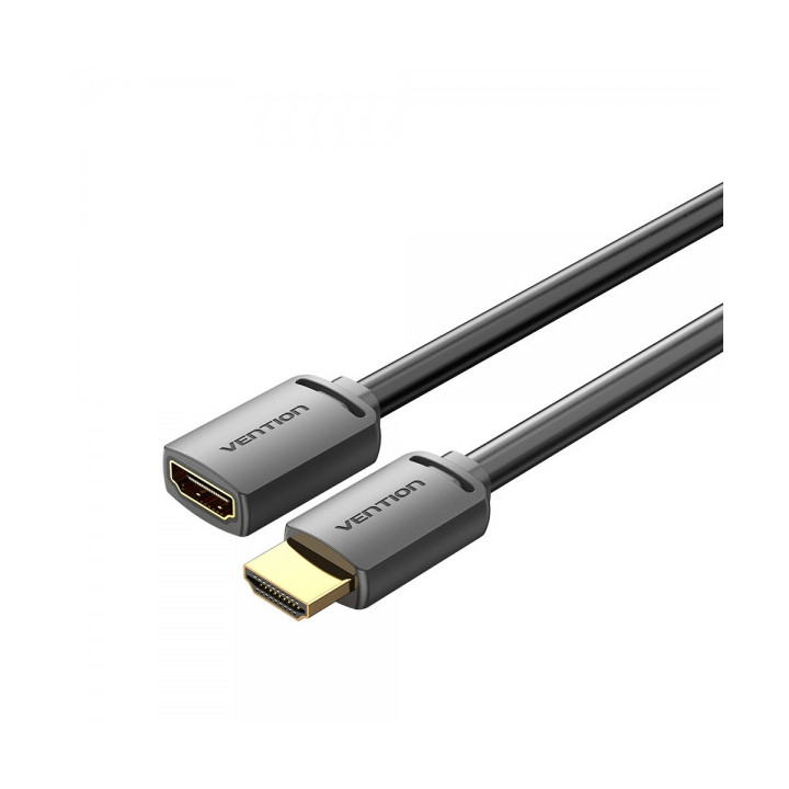 Vention Cable Alargador HDMI Macho a HDMI Hembra 2.0 4K - 1m - Color Negro