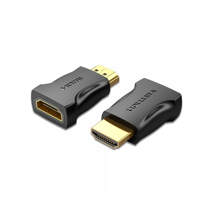Vention Adaptador HDMI Macho a HDMI Hembra 4K - Color Negro