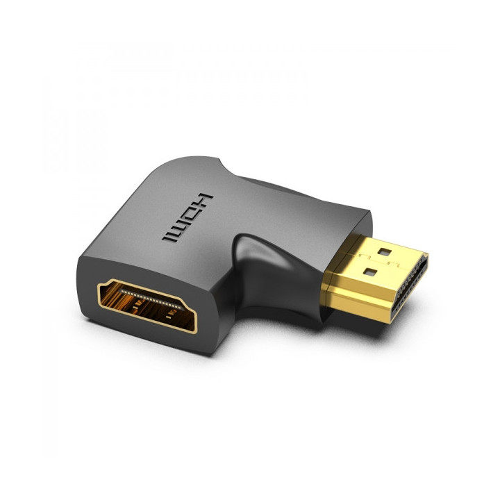 Vention Adaptador HDMI Macho a HDMI Hembra 4K 90º - Color Negro