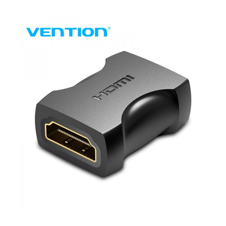 Vention Adaptador HDMI Hembra a HDMI Hembra 4K 2.0 - Color Negro