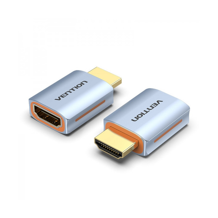 Vention Adaptador HDMI 2.1 Macho a HDMI Hembra - 8K - Color Azul