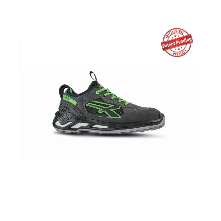 Upower Negan S ESD Calzado de Seguridad Bajos - Talla 35 - Nailon Ultraflexible