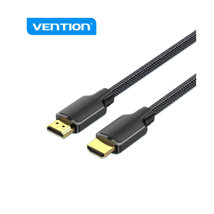 Vention Cable HDMI 2.0 4K - Resolucion 4K a 60Hz - Soporte 3D - Sincronizacion Perfecta - Conectividad Universal - Color Negro