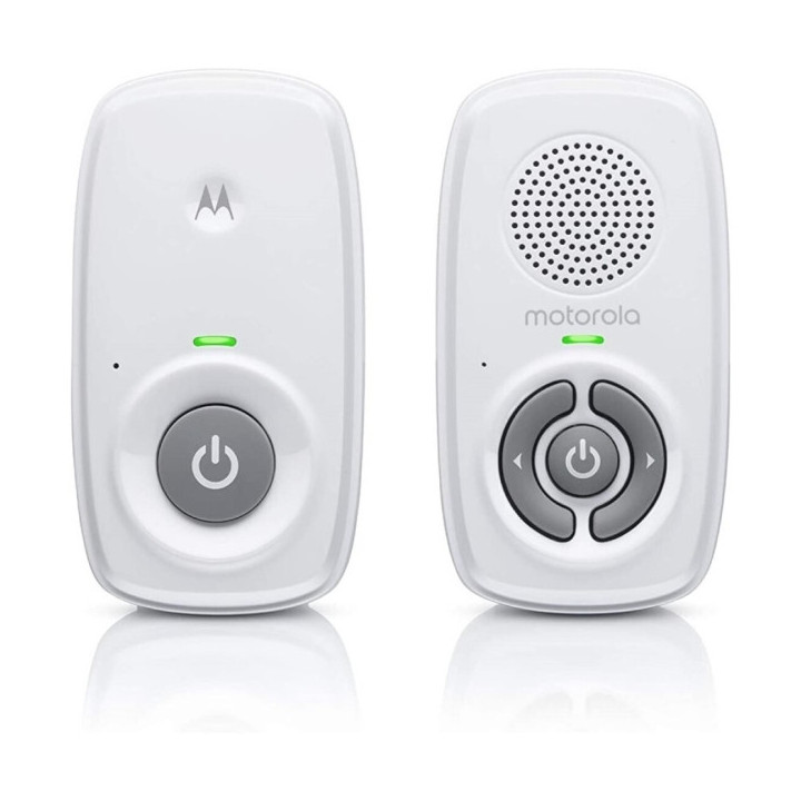 Motorola Nursery AM21 Vigilabebes de Audio - Alcance hasta 300m en Exterior y 50m en Interior - Conexion DECT - Color Blanco