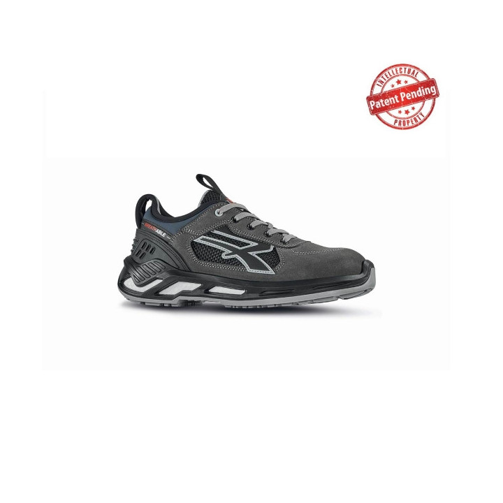 Upower Saber S ESD Calzado de Seguridad Bajos - Talla 35 - Nailon Ultraflexible