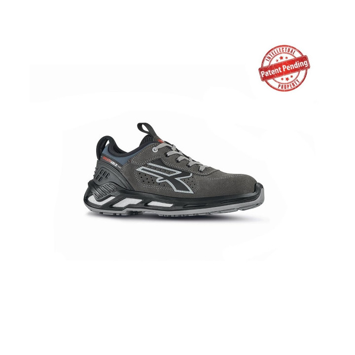 Upower Aron S ESD Calzado de Seguridad Bajos - Talla 35 - Piel Afelpada Perforada