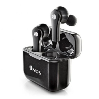 NGS Artica Bloom Black Auriculares Intrauditivos Bluetooth 5.1 TWS - Manos Libres - Asistente de Voz - Autonomia hasta 7h - Bas