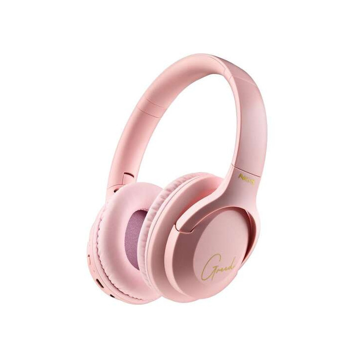 NGS Artica Greed Auriculares Bluetooth 5.1 con Microfono - Diadema Ajustable - Almohadillas Acolchadas - Autonomia hasta 46h -