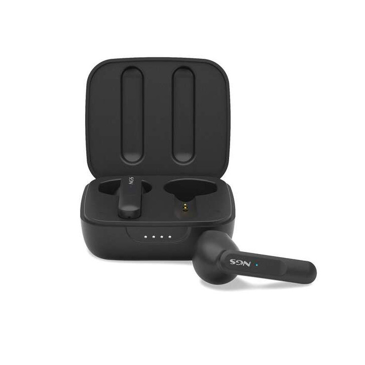 NGS Artica Move Black Auriculares Intrauditivos Bluetooth 5.3 TWS - Manos Libres - Asistente de Voz - Autonomia hasta 7h - Base