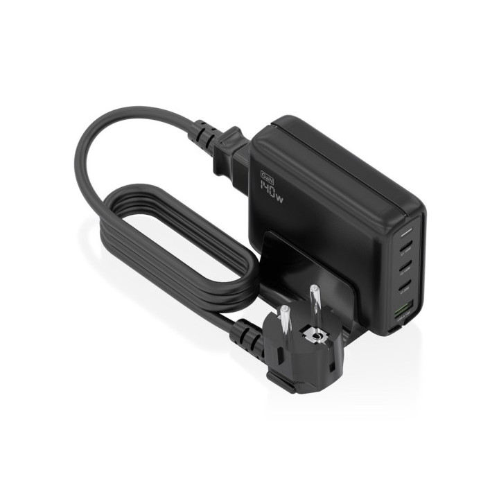 Aisens Cargador GAN 140W - 3xUSB-C PD3.0