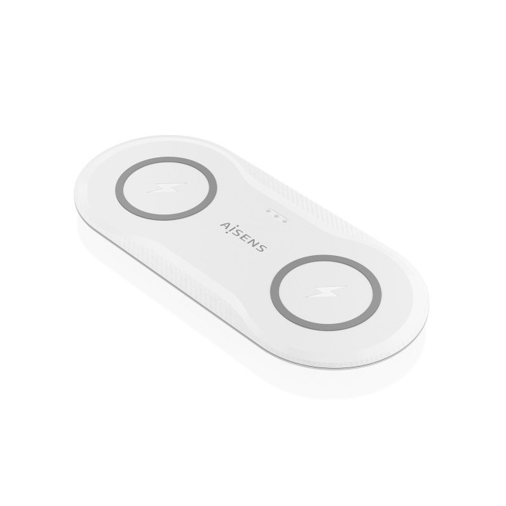 Aisens Cargador Inalambrico 15W - USB-C - Protocolo Qi - Moviles y Auriculares - Proteccion Contra Sobretension