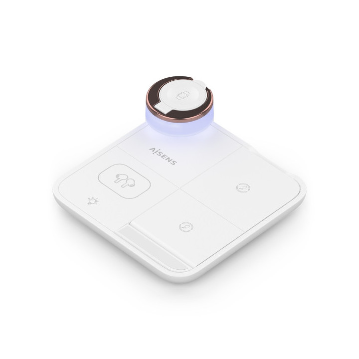 Aisens Cargador Inalambrico 15W - USB-C - Protocolo Qi - Moviles
