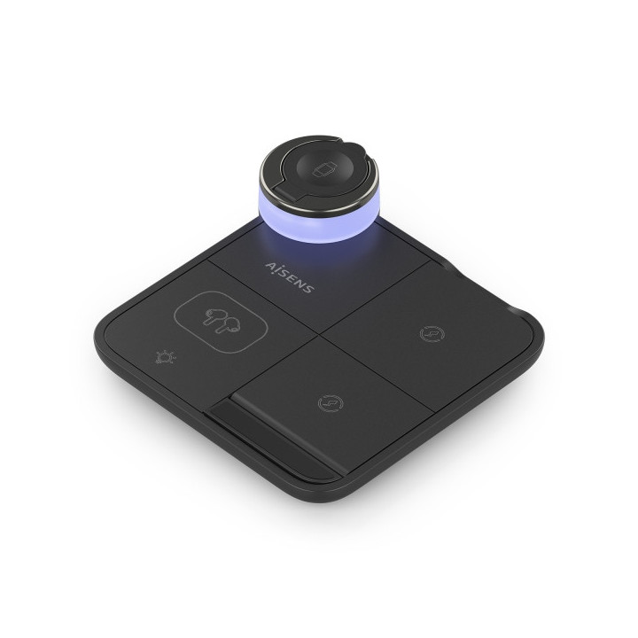 Aisens Cargador Inalambrico 15W - USB-C - Protocolo Qi - Moviles
