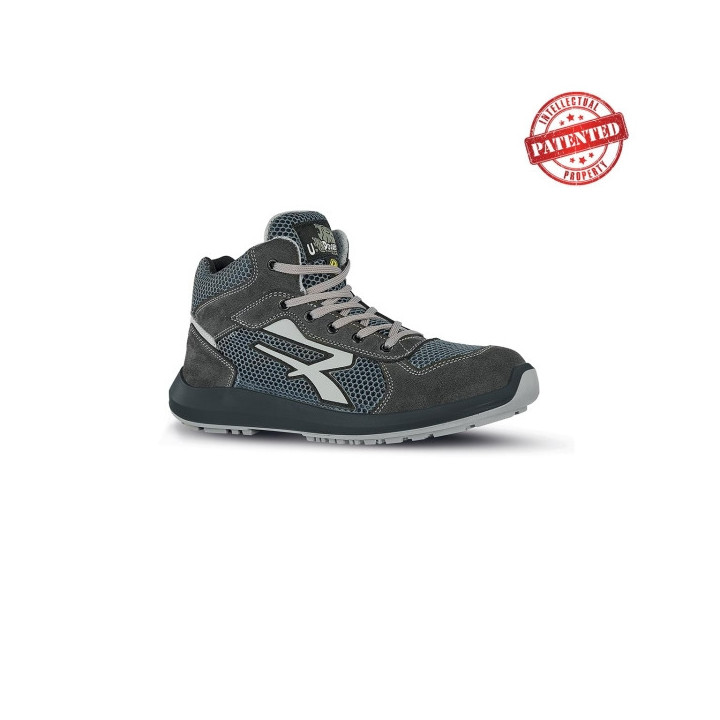 Upower Dexter S ESD Calzado de Seguridad Ligeros - Talla 35 - Parte Superior de Nailon Ultraflexible