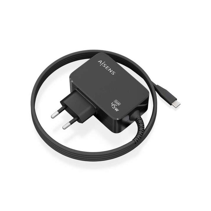 Aisens Cargador GAN 45W PD3.0 1xUSB-C 1.8m