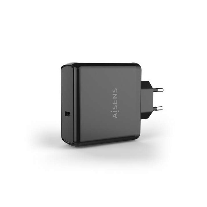 Aisens Cargador PD3.0 QC3.0 1 Puerto 1xUSB-C 60W - Color Negro