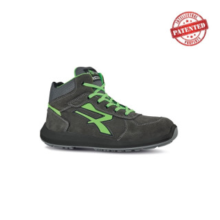 Upower Aries S ESD Calzado de Seguridad Altos - Talla 35 - Cuero Nubuck Resistente