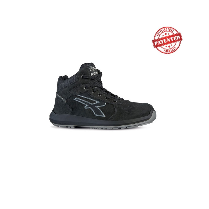 Upower Nek S ESD Calzado de Seguridad Altos - Talla 35 - Cuero Nubuck Resistente