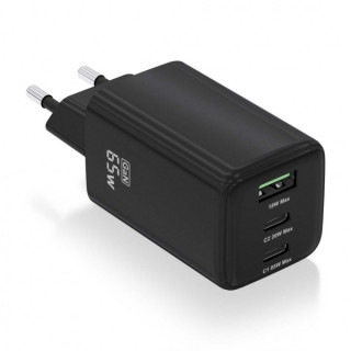 Aisens Cargador Gan USB-C 65W - Alta Eficiencia Energetica - Tecnologia AI para Carga Rapida - Multiples Protecciones de Seguri