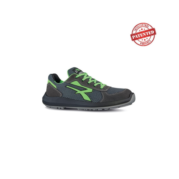 Upower Gemini S ESD Calzado de Seguridad Bajos - Talla 35 - Puntera de Aluminio