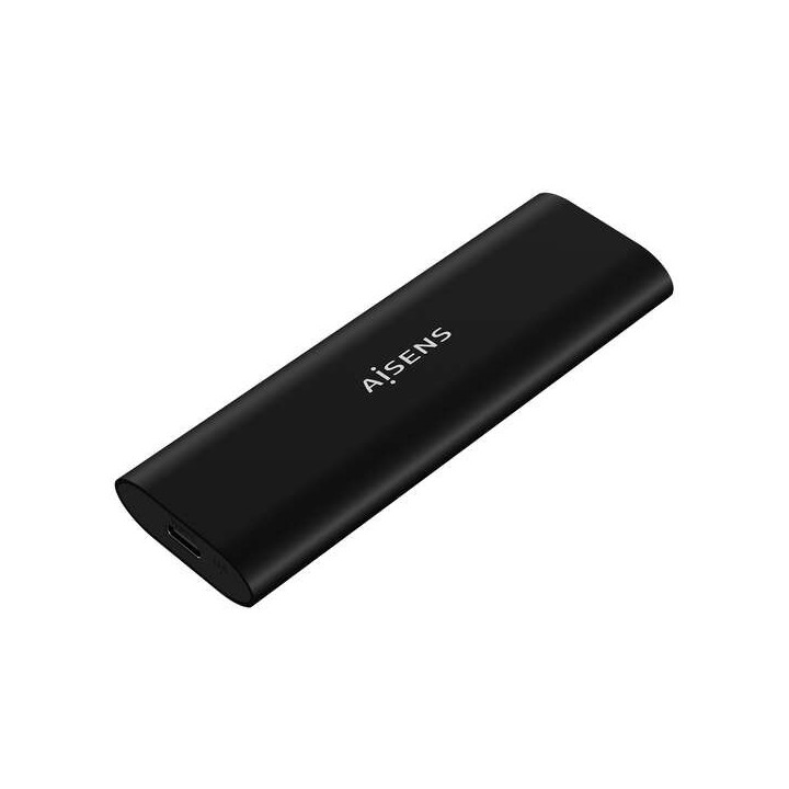 Aisens Caja Externa M.2 (NGFF) para SSD M.2 SATA/NVME a USB3.1 GEN2 - Color Negro