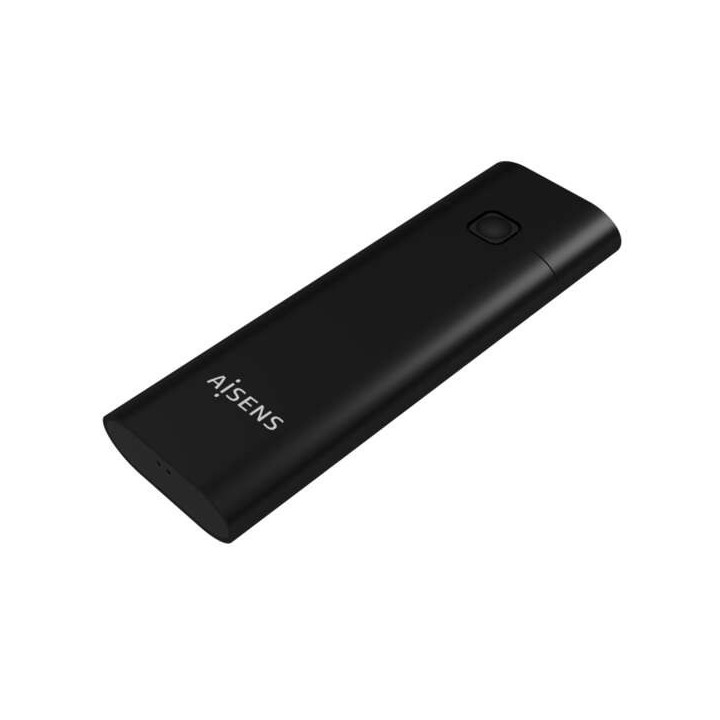 Aisens Caja Externa M.2 (NGFF) NVMe a USB3.2 GEN2 - Color Negro
