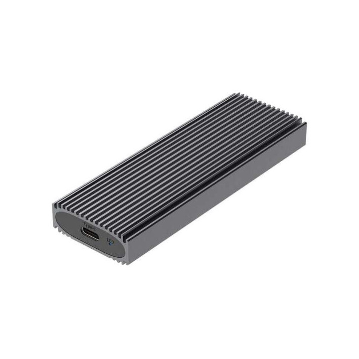 Aisens Caja Externa M.2 (NGFF) ASM2-023GR NVMe A USB3.2 Gen2 - Color Gris