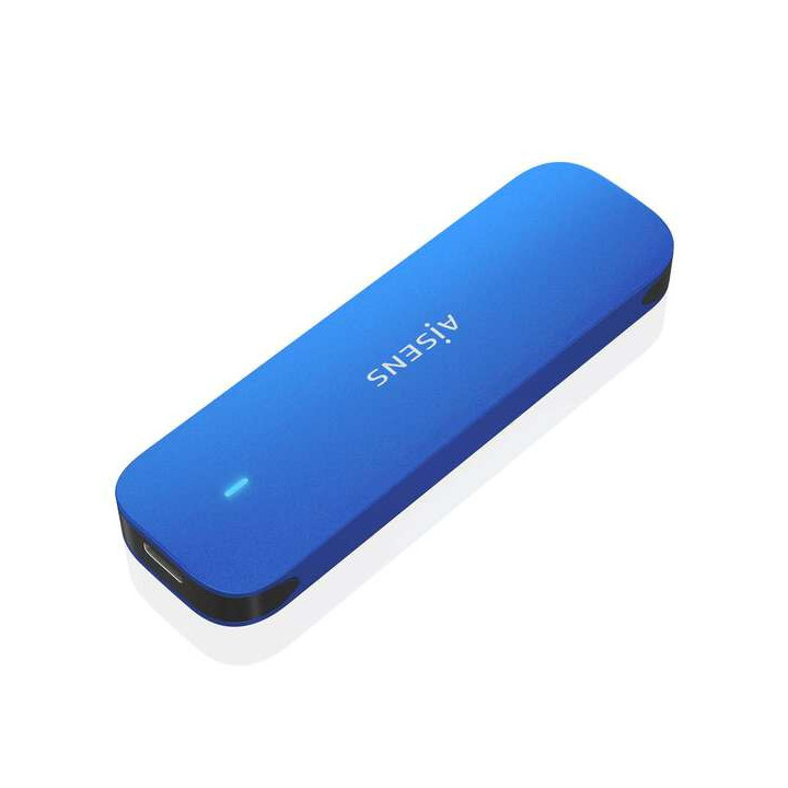 Aisens Caja Externa M.2 (NGFF) ASM2-026Blu NVMe a USB3.2 GEN2 - Color Azul