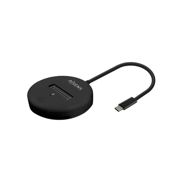 Aisens USB-C Dock M.2 (NGFF) Asuc-M2D013-Bk SATA/NVME a USB3.1 GEN2 - Color Negro