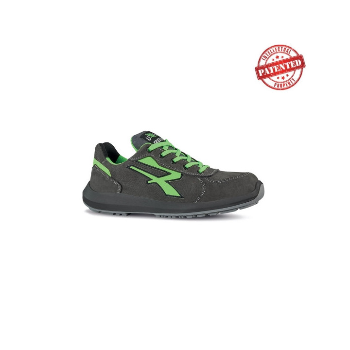 Upower Hydra S ESD Calzado de Seguridad Altos - Talla 35 - Cuero Nubuck Resistente al Agua