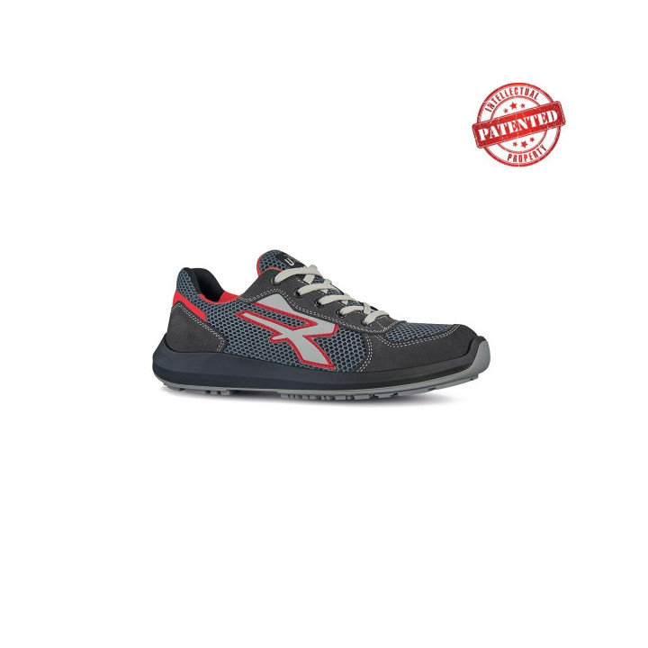 Upower Skat S ESD Calzado de Seguridad Bajos - Talla 35 - Parte Superior de Nailon Ultraflexible y Gamuza Suave