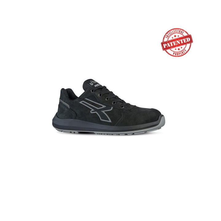 Upower Shedir S ESD Calzado de Seguridad Altos - Talla 35 - Cuero Nubuck Resistente